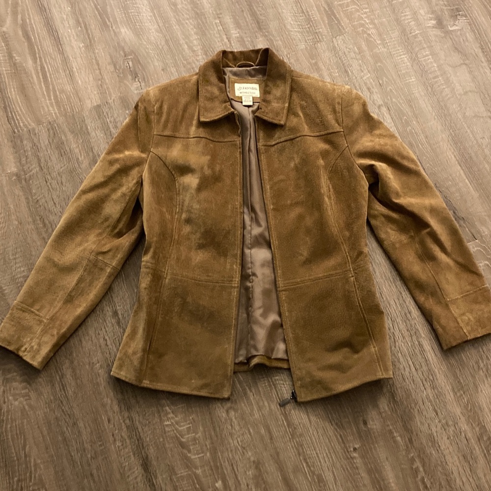 Vintage St. John's Bay Brown Leather Jacket